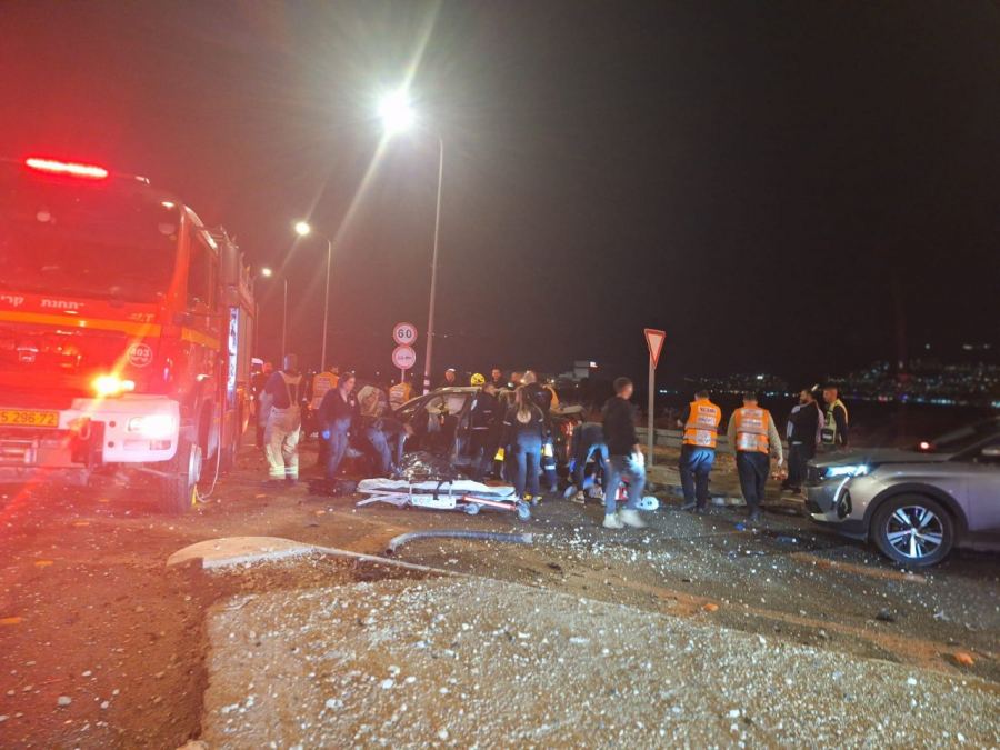 مصرع شاب وشابة واصابات بحادث طرق قرب ابطن بمنطقة حيفا